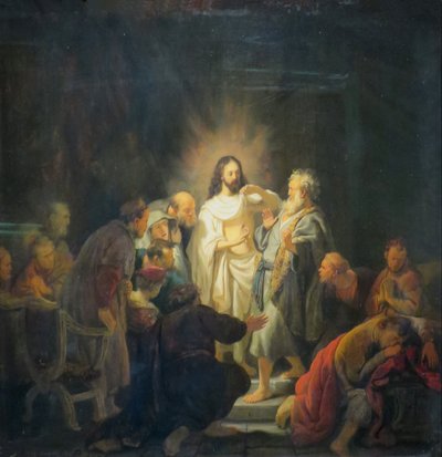 The Incredulity of St Thomas by Rembrandt van Rijn